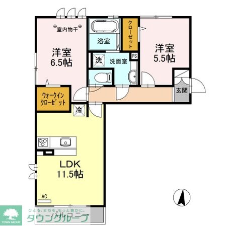 ロイジェントパークスレイクタウンIII Eの物件間取画像
